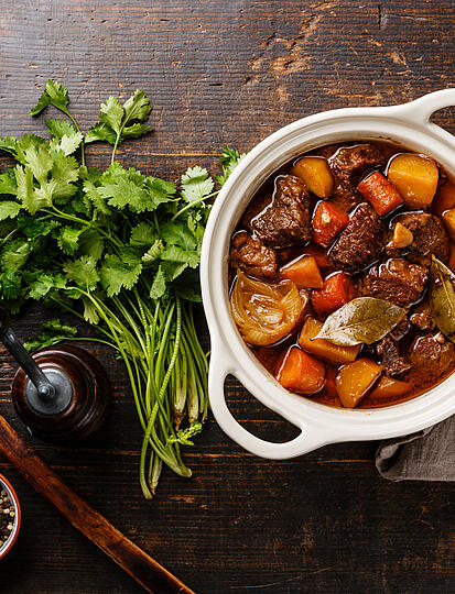 La recette du bœuf bourguignon du Castel Camping Château de l’Épervière