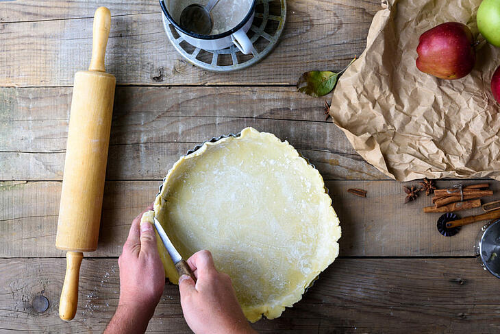 Tarte normande aux pommes