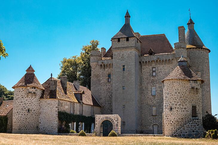 Château de Villemonteix, dans la Creuse