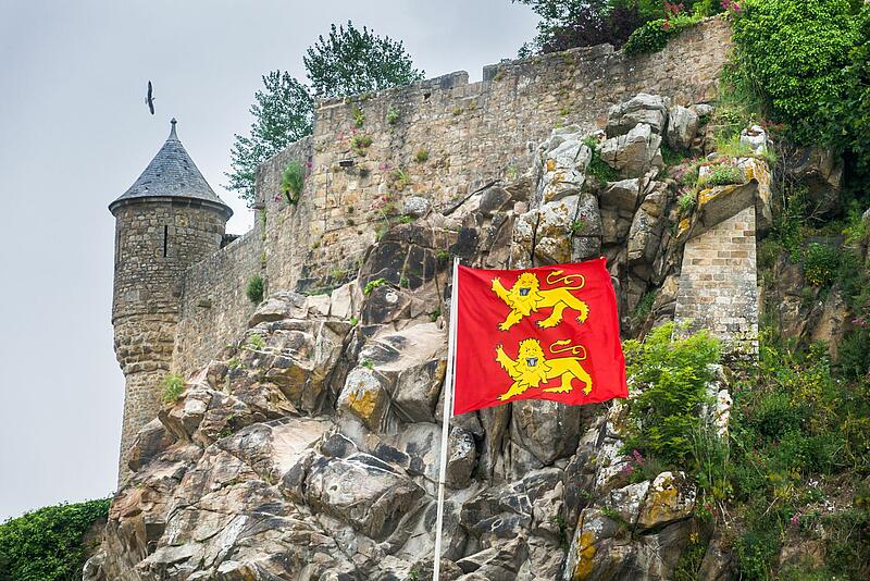visite d'un château en Normandie