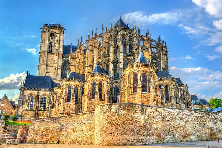 une vue de la cathédrale du Mans