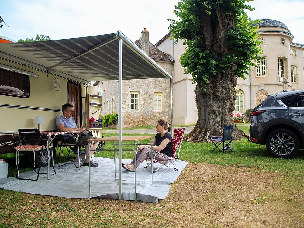 Camping Castel Camping Château de L'Epervière Gigny-sur-Saône Bourgogne-Franche-Comté 11
