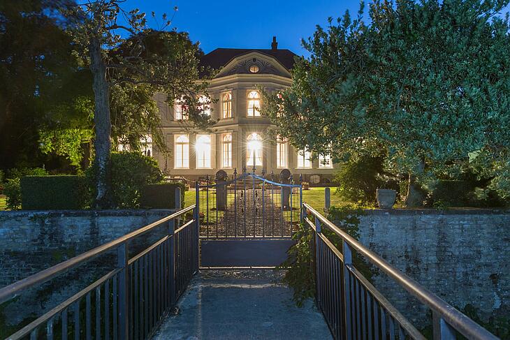 vue nocturne domaine de la bien assise