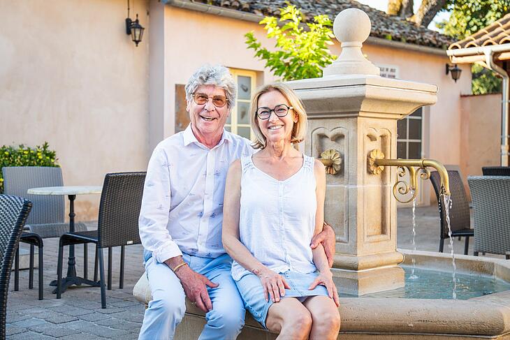  Corinne et Jean Garnier, propriétaires du camping de l'Epervière