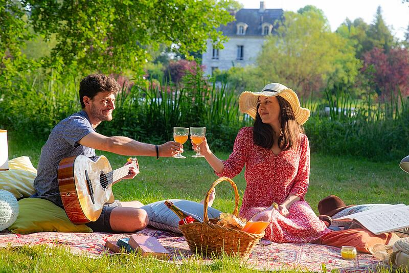 pique-nique de luxe camping haut de gamme
