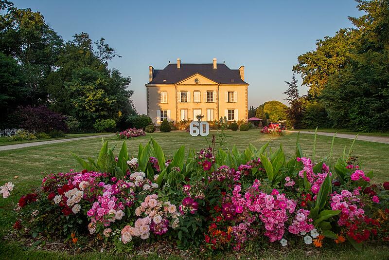 vue de la façade du château de la Garangeoire