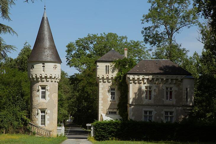Vue du camping du Parc de Fierbois