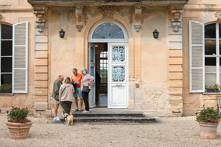 façade du château de Martragny, dans le Bessin