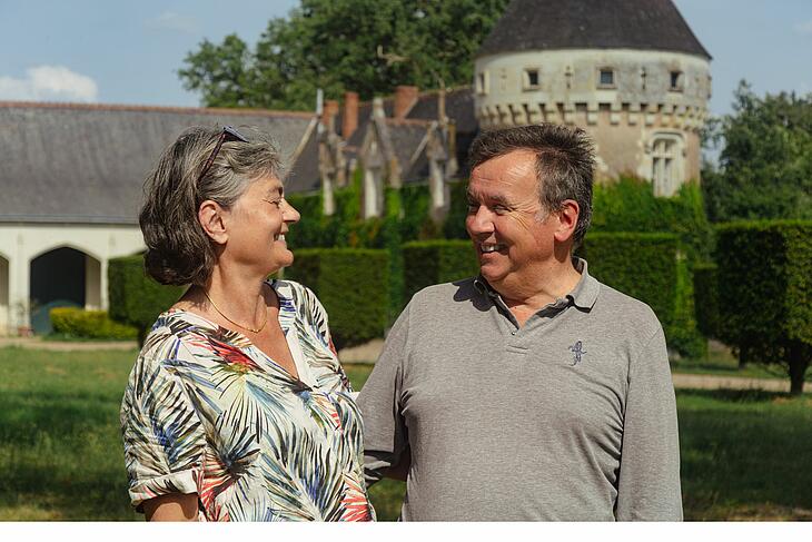 les gérants du camping du parc de Fierbois