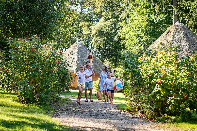 camping haut de gamme en famille