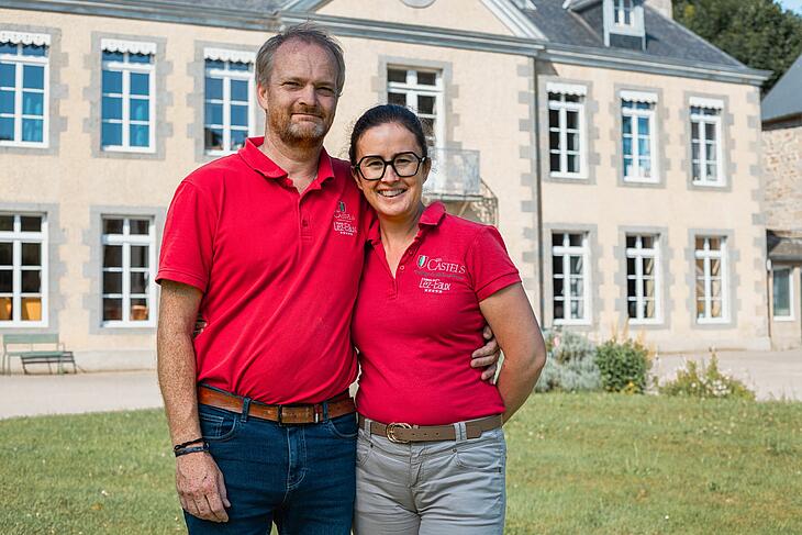 les gérants du camping Lez Eaux les gérants du camping Lez Eaux