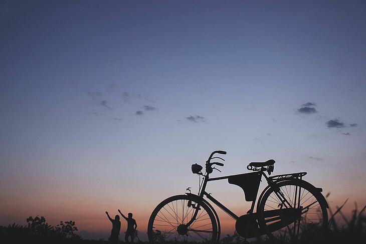 vélo nature camping