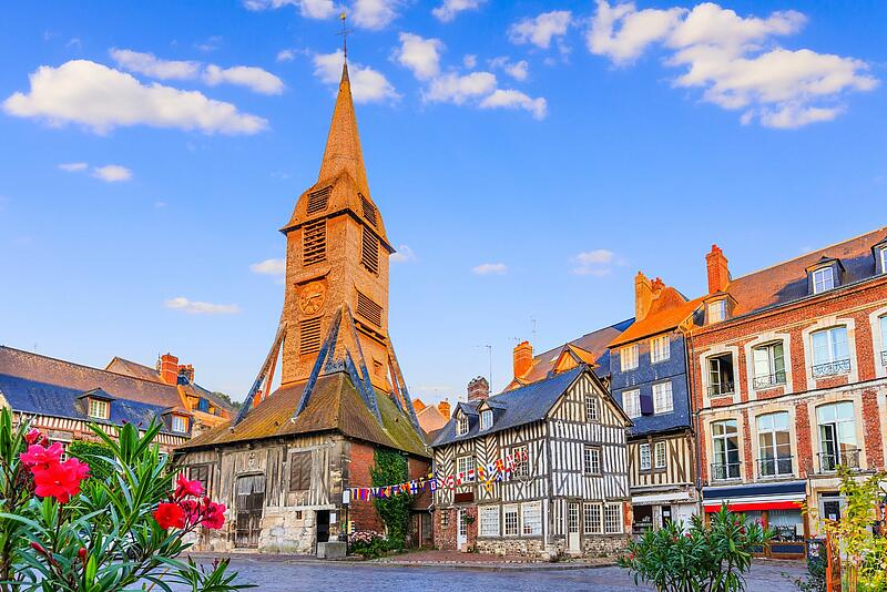 le centre-ville de Honfleur