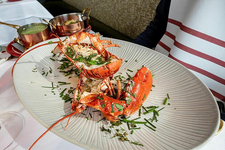 recette du domaine des Ormes, homard au brasero