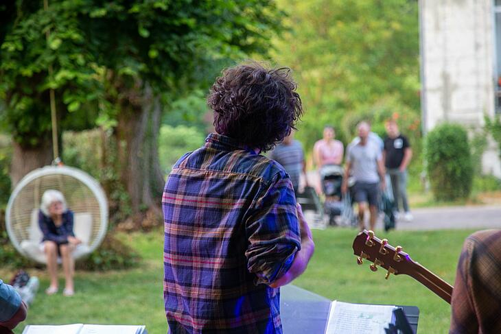 animation musique au camping une animation musique au camping Le Brévedent en Normandie